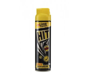 HIT BLACK SPRAY FLY AND MOSQUITO KILLER LIME FRAGRANCE